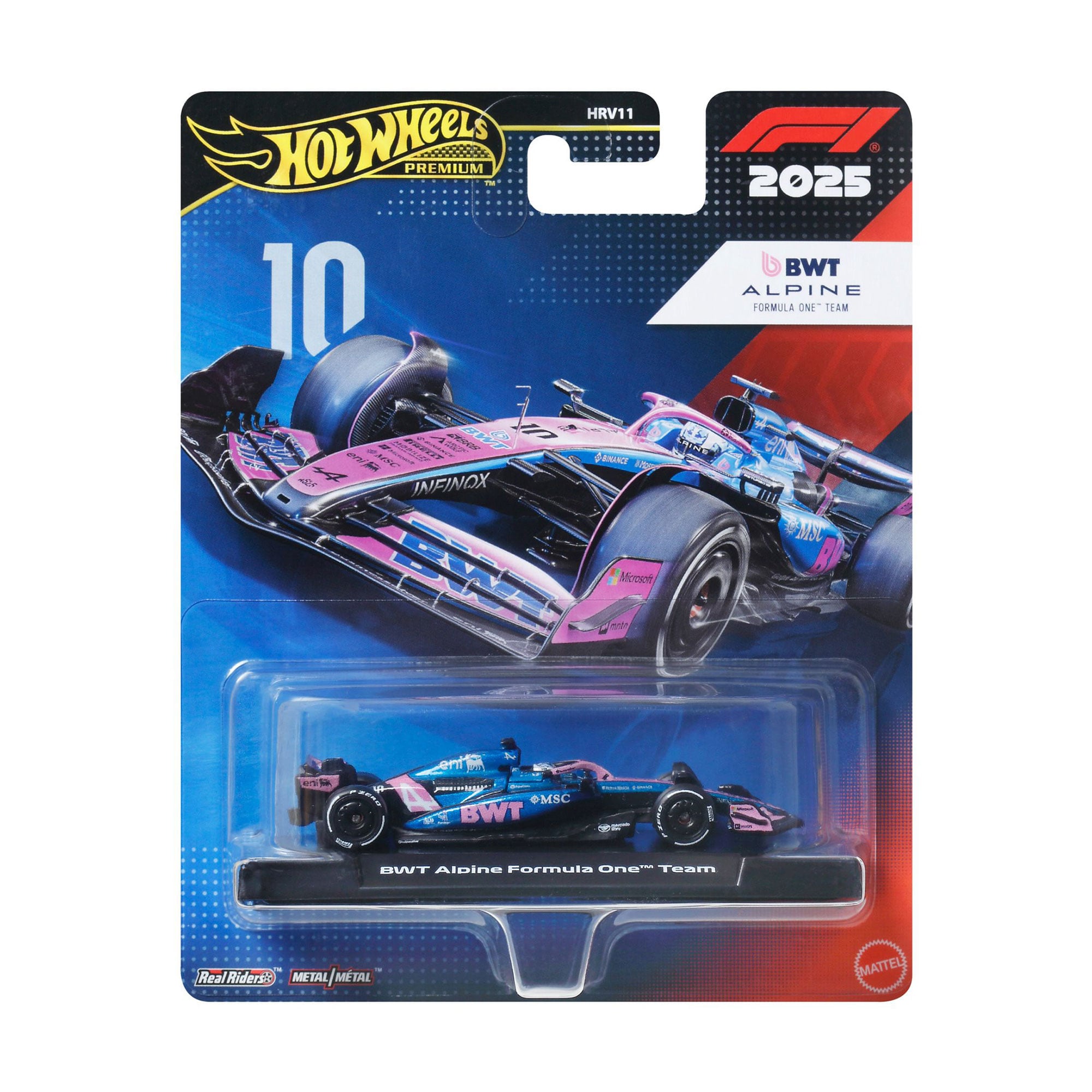 Колекційний болід Hot Wheels Alpine Pierre Gasly 10 Formula 1, від 3 років (JKD82)